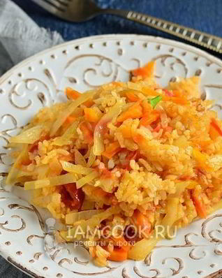 Овощной плов в мультиварке