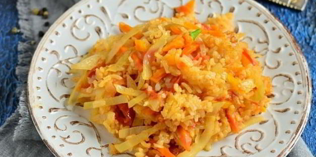 овощной плов в мультиварке