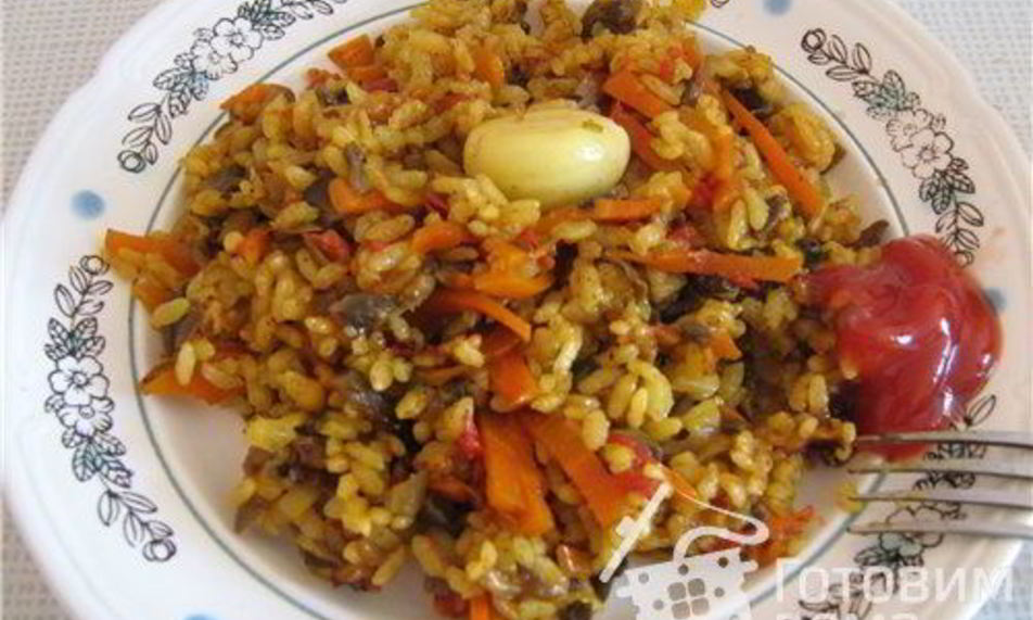 Рецепт овощной плов