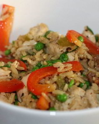 Паэлья с курицей в мультиварке