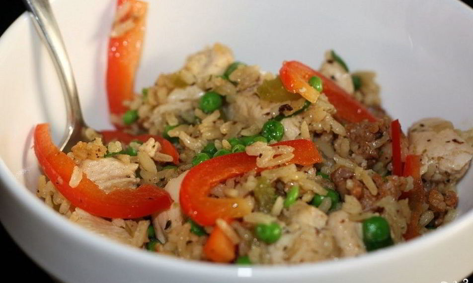 Рецепт паэлья с курицей в мультиварке
