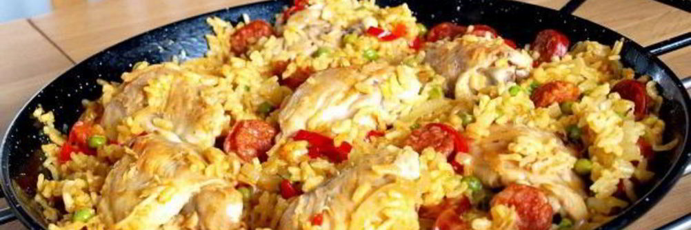Паэлья с курицей