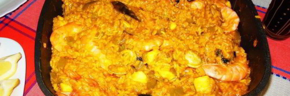 Паэлья с морепродуктами