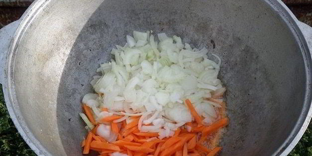 плов дачный с карпом