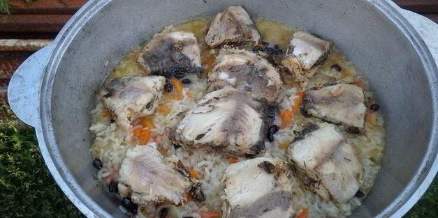 плов дачный с карпом