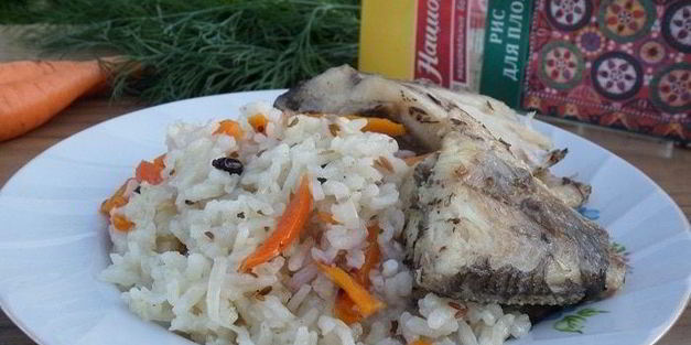 плов дачный с карпом