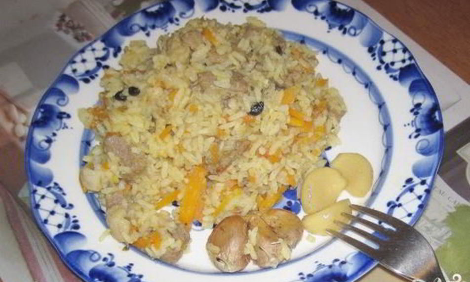 Рецепт плов из баранины с помидорами