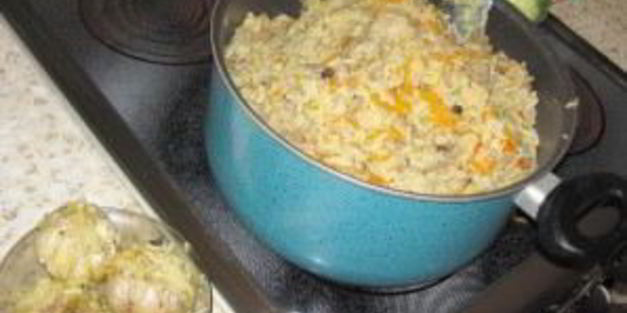 плов из баранины с помидорами