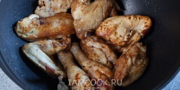 плов из бурого риса с курицей