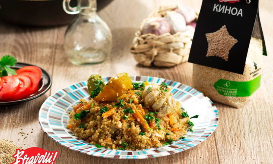 Рецепт плов из киноа с курицей