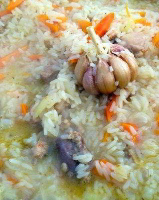 Плов из кролика