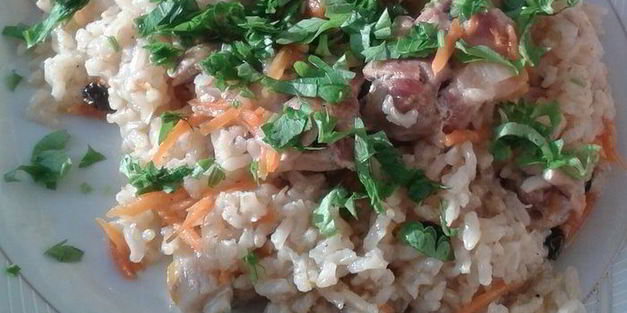 плов из курицы на здоровье