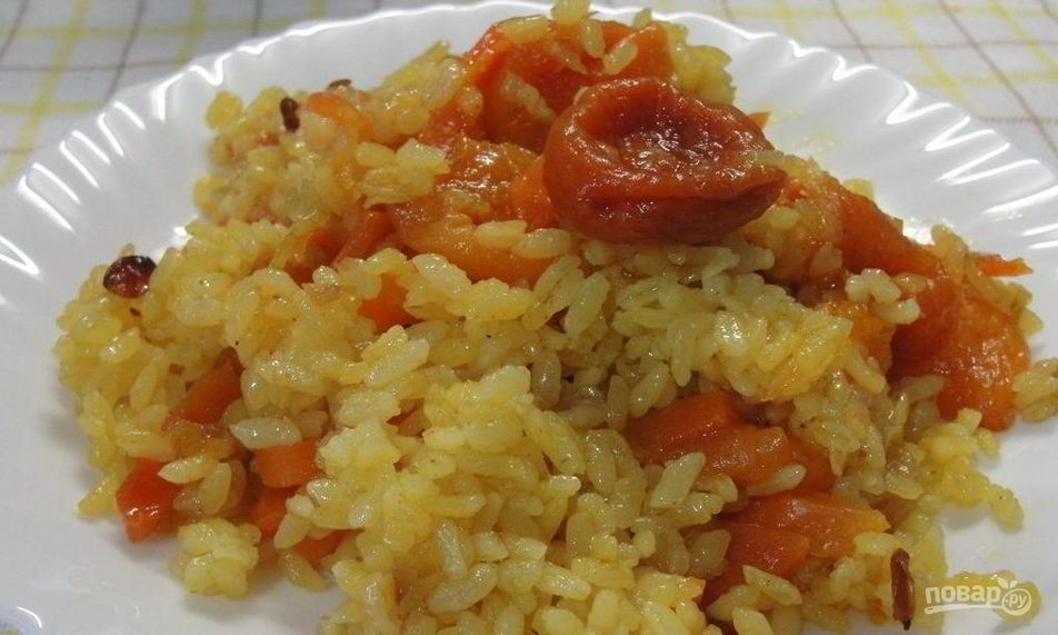 Рецепт плов из сухофруктов