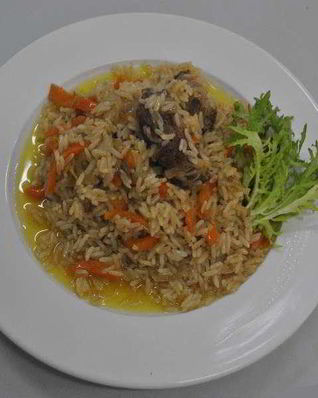 Плов из свиных ребрышек