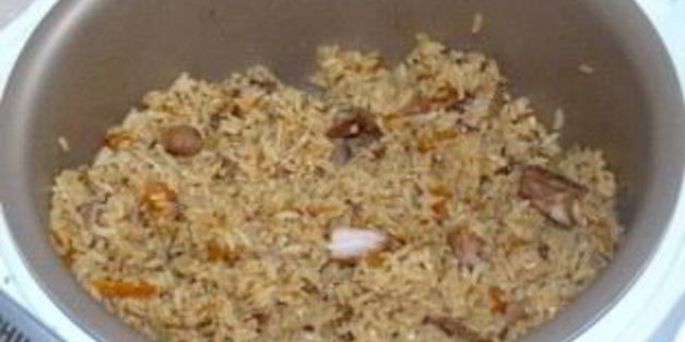 плов из утки в мультиварке