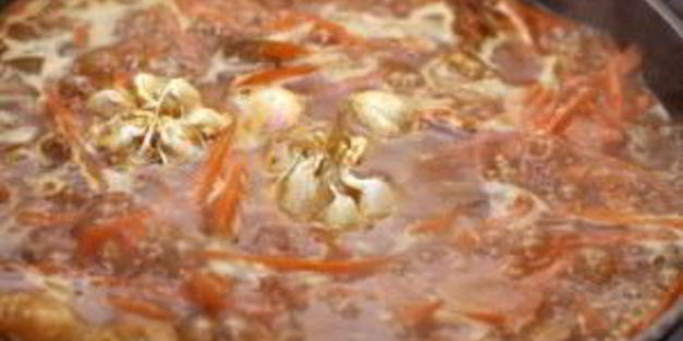 плов на сковороде