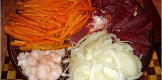 плов по фергански с бараниной