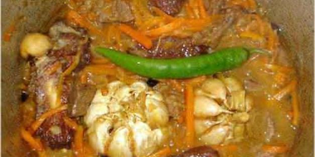 плов по фергански с бараниной