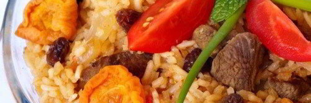 Плов с бараниной и нутом