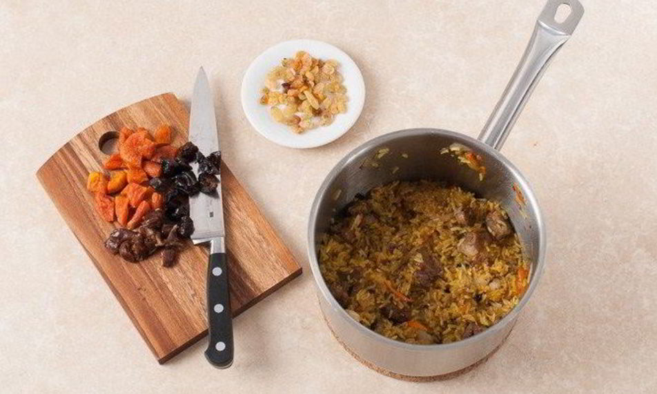 Рецепт плов с бараниной и сухофруктами
