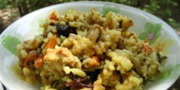 плов с черносливом и курицей