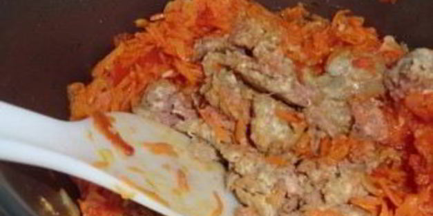 плов с фаршем в мультиварке