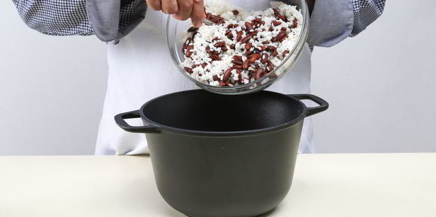 плов с фасолью и тыквой