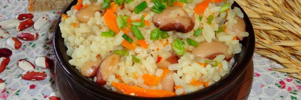 Плов с фасолью