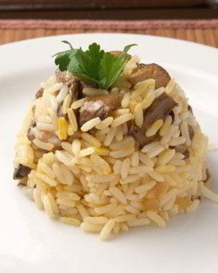 Плов с грибами и кедровыми орешками