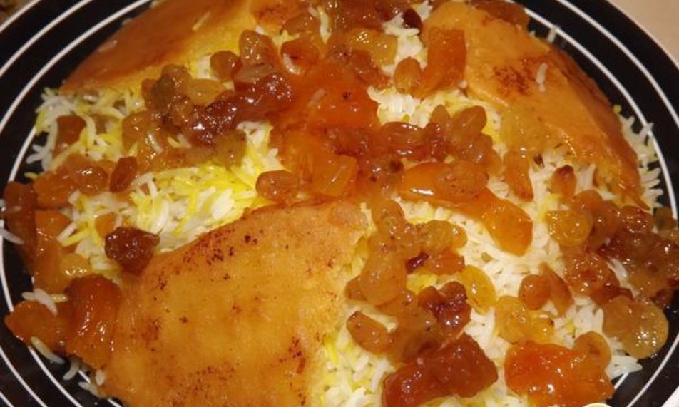 Рецепт плов с курагой и изюмом