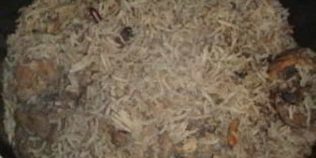 плов с куриной печенью