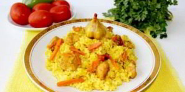 плов с куриным филе