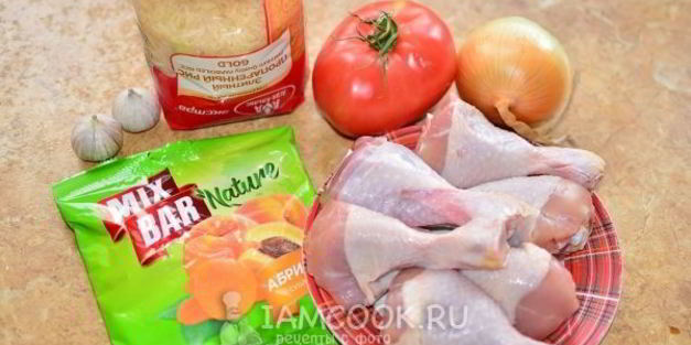 плов с куриными ножками в мультиварке