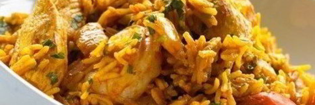 Плов с курицей и овощами