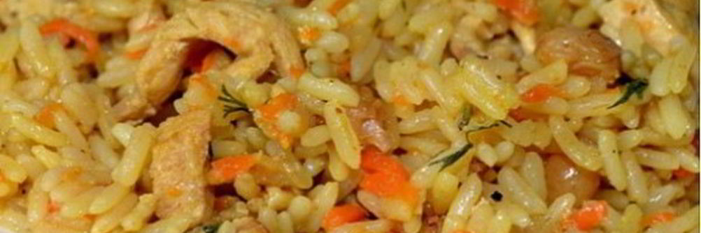 Плов с курицей в мультиварке