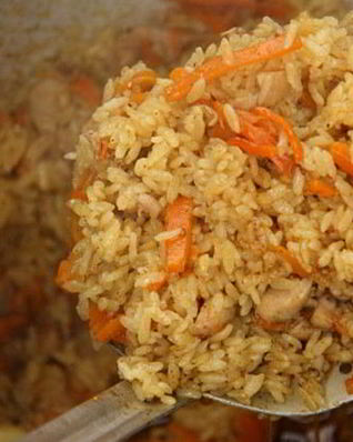 Плов с курицей