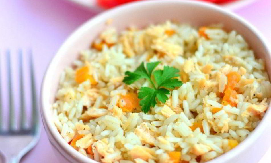 Рецепт плов с лососем