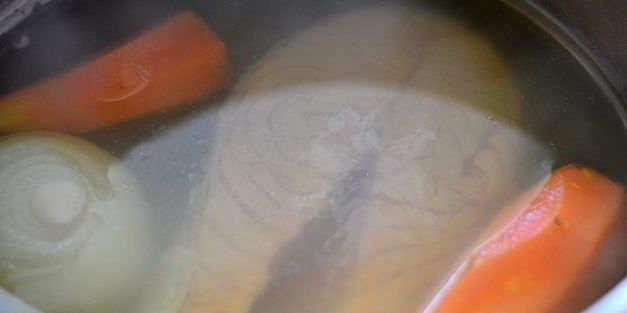 плов с лососем