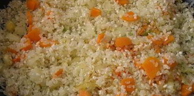 плов с мидиями и шалфеем