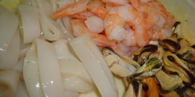 плов с морепродуктами в мультиварке