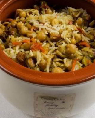 Плов с нутом в мультиварке