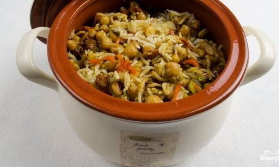 Рецепт плов с нутом в мультиварке