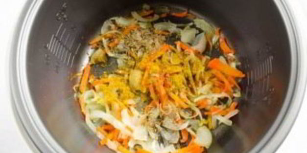 плов с нутом в мультиварке