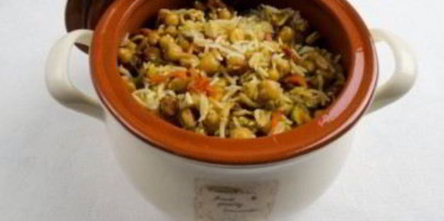 плов с нутом в мультиварке