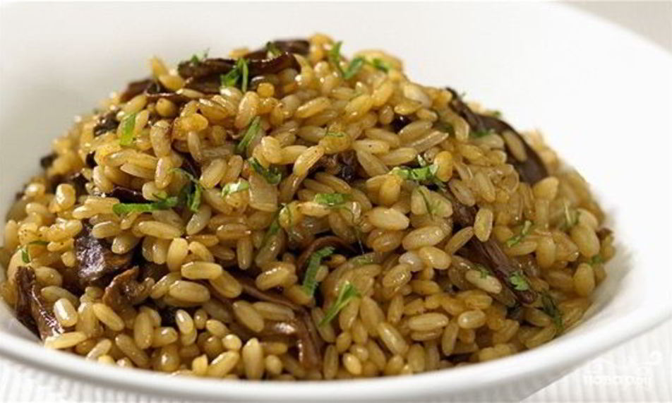 Рецепт плов с опятами