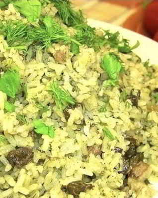 Плов с печенью