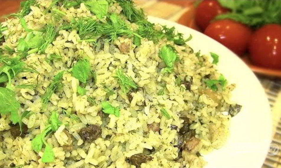 Рецепт плов с печенью