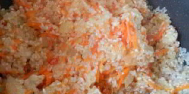 плов с помидорами и курицей