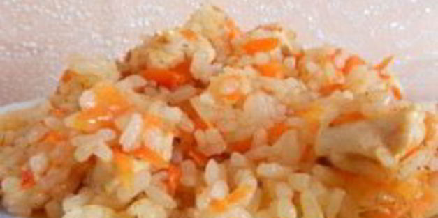 плов с помидорами и курицей