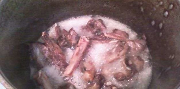 плов с ребрышками